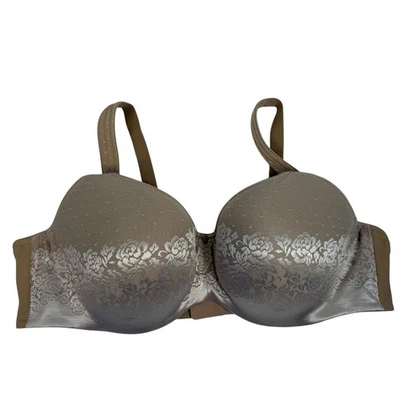 Sujetador Soma 44D Impresionante Soporte Balconette Con Aros Encaje Ajustable Beige Desnudo Foto 1 de 4