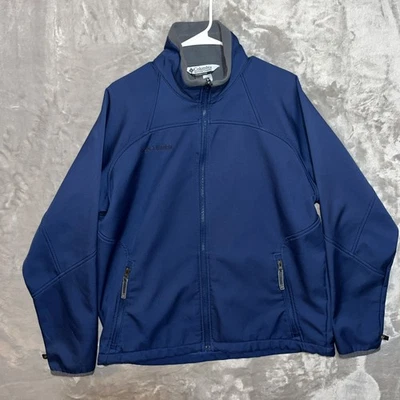 Columbia Ascender Softshell Jacket for Men, Size Large - Navy - Image 1 of 4