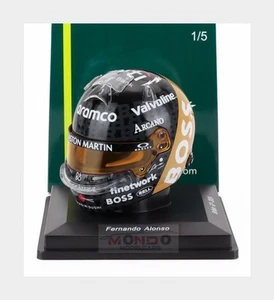 1:5 SPARK Bell Helmet Casco F1 Fernando Alonso #14 British Gp 2024 5HF164 - Foto 1 di 2