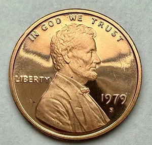 1979-S Lincoln Proof 1c  ~ (Near) Choice GEM!~ Just Removed From Proof Set ~V93k - Picture 1 of 3