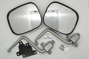 Toyota Landcruiser FJ40 FJ45 BJ40 76-84 Side Mirror Set Pair New - Bild 1 von 5