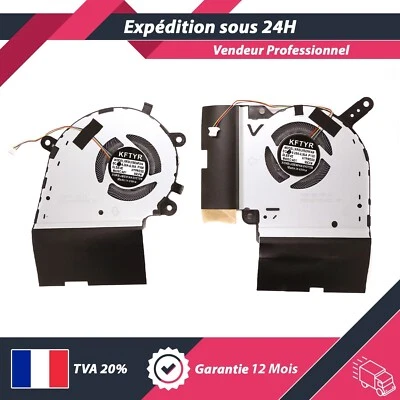 VENTILATEURS CPU & GPU FAN POUR ASUS ROG STRIX G731GW / G512LV / G532LWS 12V - Photo 1/3