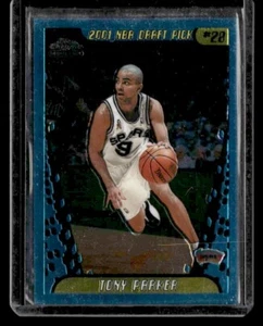 2001-02 Topps Chrome #155 Tony Parker Rookie Card HOF RC *Near Mint or Better* - Bild 1 von 2