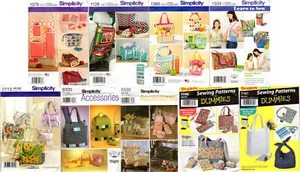 CHOICE: UNCUT Simplicity Crafts Patterns Storage Bags Totes Organizers - Picture 1 of 55
