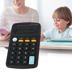 Mini Pocket Calculator Small 8 Digit Display Office Home School Stationery - Picture 1 of 5