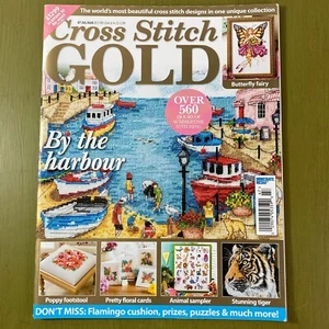 Cross Stitch Gold UK Magazine July 2018 Issue 67 summer butterfly fairy tiger - Picture 1 of 11