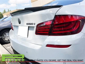 Alerón de fibra de carbono tipo maletero tipo M4 para BMW F10 520i 528i 535i 550i M5 CF - Imagen 1 de 2