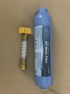 CAMCO NEW TastePURE Water Filter With Flexible Hose Protector For RV Trailer - Picture 1 of 1