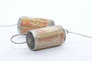 2 pcs Wima Durolit Vintage Paper Capacitors 0.056 MFD / 1250 V- f. Tube Amp, NOS - Picture 1 of 2
