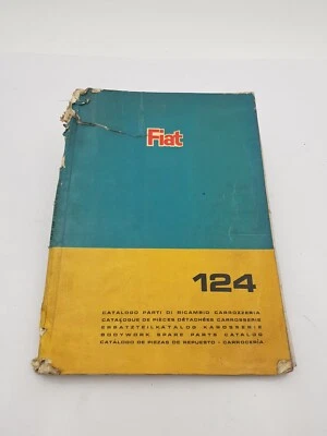 Manuale officina catalogo delle parti di ricambio di carrozzeria Fiat 124 ed '67 - Immagine 1 di 4