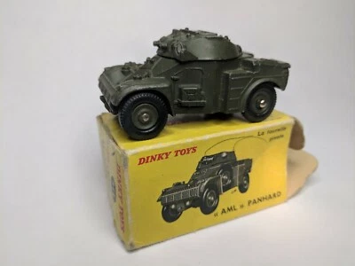 FRENCH Dinky Toys Original - 814, AML Panhard Vehículo Militar Foto 1 de 3