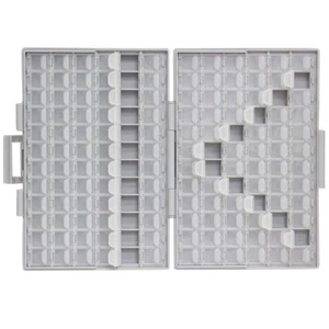 AideTek BOXALL Empty enclosure box w/144 compartments each w/lid SMD - Picture 1 of 10