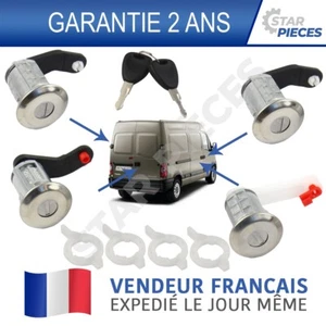 KIT 4 SERRURES BARILLETS PORTE RENAULT MASTER II 1998-2010 7701470952 - Imagen 1 de 4