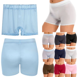 Women's See Through Seamless Boyshort Underwear Boxer Briefs Shorts Hot Pants - Picture 1 of 87