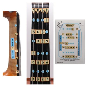 Fantastic Finger Guides® for 1/4 Violin - Fretboard Stickers/Decal - Picture 1 of 7