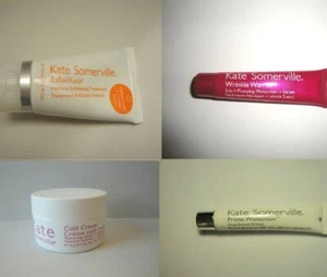 Kate Somerville Dual Action Primer Cold Cream Exfolikate Wrinkle Warrior Travel - Picture 1 of 28