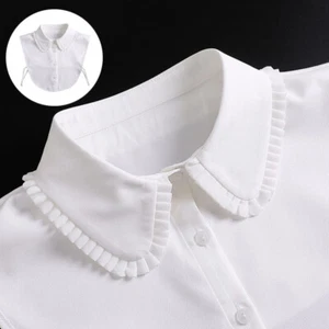 White Collar Fake Collars Detachable Collars Women Shirt Collar Inserts - Picture 1 of 12