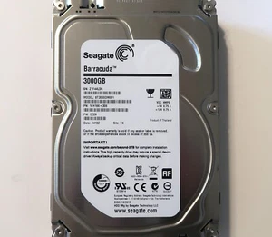 Seagate ST3000DM001 1CH166-306 CC29 TK Thailand (Z1F4) 3.0TB 3.5" Sata 10/2013 - Picture 1 of 1