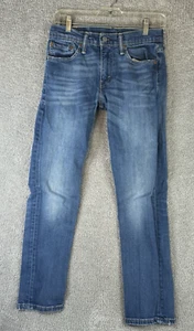 Pantalones de mezclilla ajustados rectos Levi's 511 para hombre 28x30 (actuales 28x28,5) azul - Imagen 1 de 11