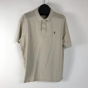 Polo by Ralph Lauren Polo Manga Corta Para Hombre XXL Beige 100% Algodón Golf - Imagen 1 de 11
