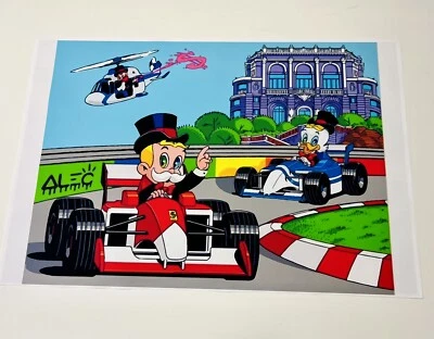 Alec Monopoly Monaco No Signed Edition of 50 Print On Canvas 24x36” - Image 1 of 3