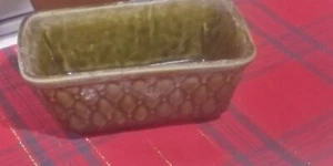 Vtg Brush McCoy 100-7 Art Pottery Ceramic Rectangle Planter Quilted Design USA - Picture 1 of 6