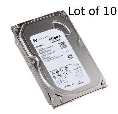 LOT OF 10 1TB 3.5" SATA MIXED Brand Laptop Hard Drives WD Seagate for parts  - Image 1 of 4