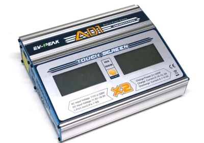 Torcster Ladegerät 2B6 Duo touch AC/DC 200W LiPo LiFe LiHV 12 und 230V NEU&OVP - Bild 1 von 4