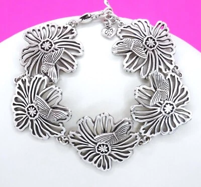 Pulsera Mariposa Flor Jardín Encantada Brighton Nueva con Etiquetas $68 Joyería Foto 1 de 4