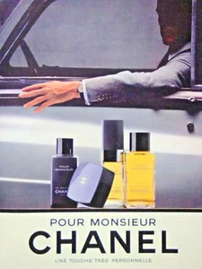 PUBLICITÉ DE PRESSE 1983 PARFUM CHANEL POUR MONSIEUR EAU DE TOILETTE - Imagen 1 de 1