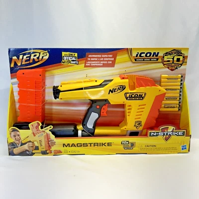 ✨NEW Retired 2018  NERF N-Strike MAGSTRIKE Dart Blaster Icon Series✨ - Image 1 of 4