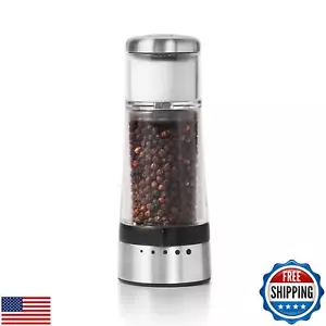 OXO Good Grips 2-in-1 Salt and Pepper Grinder and Shaker, Silver - Picture 1 of 5