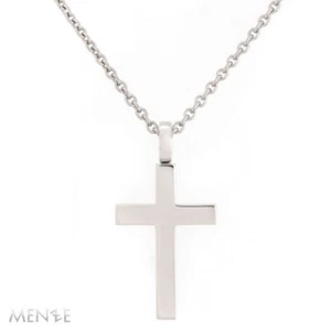 Collier / Kette Kreuz Anhänger in 950/- Platin 60 cm made by Menze (22248) - Bild 1 von 7