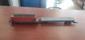 American Flyer C.&N.W.R.Y. 42597 Logging Flat Car Metal and American Flyer 716 - Picture 1 of 9