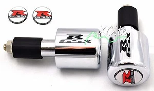 Chromed barends bar ends Suzuki GSXR600 GSXR750 GSXR1000 1100 #BE109CR# - Picture 1 of 1