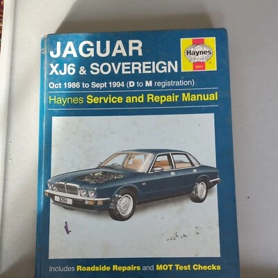 Jaguar XJ6 & Sovereign 1996 To 1994 Haynes Manual - Image 1 of 4