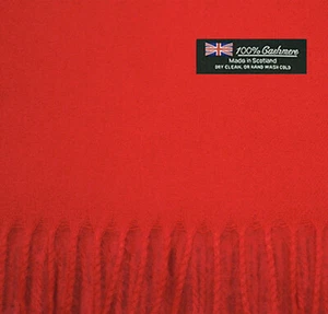 Womens Mens 100% Cashmere Scotland Oversized Blanket Wool Scarf Shawl Wide Wrap - Picture 1 of 19