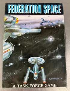 FEDERATION SPACE: A Task Force Game - Board Game UNPUNCHED Vintage - Picture 1 of 8