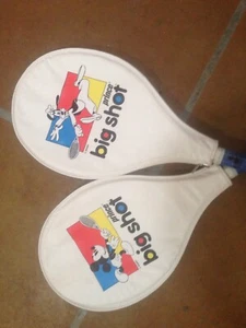 Set of 2 Prince Tennis Racket Vintage Disney big shots 1980s ***Rare*** - Picture 1 of 10