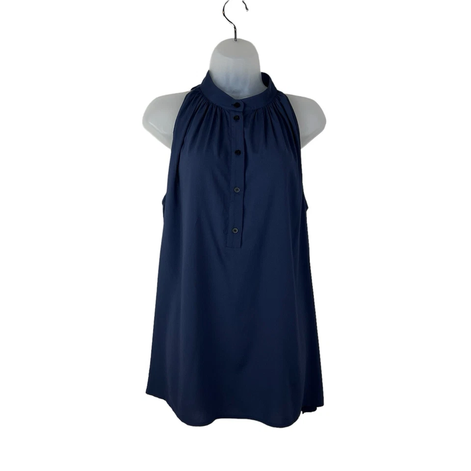 Hatch Maternity Cassie Halter Sleeveless Navy Top Women’s Sz 2 / M - Image 1 of 4