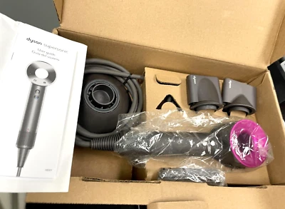 Dyson Supersonic Hair Dryer 306002-02 Iron/Fuchsia - Image 1 of 2