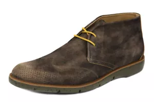 Donald J Pliner Men's Brown Ermes Perforated Suede Oxford Shoes Ret $235 New - Picture 1 of 5