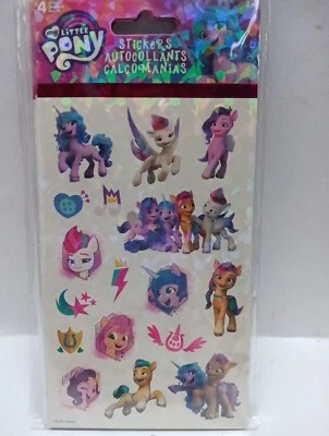 Adesivos My Little Pony (4 folhas) Hasbro novo prisma holográfico  - Imagem 1 de 3