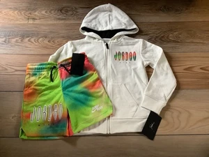 Jordan Boys Zip Hoodie & Shorts Outfit Size 5(NWT) - Picture 1 of 7
