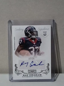 National Treasures Ray Graham Signatures 2013 autógrafo 22/25#320 novato automático radiocontrol - Imagen 1 de 8