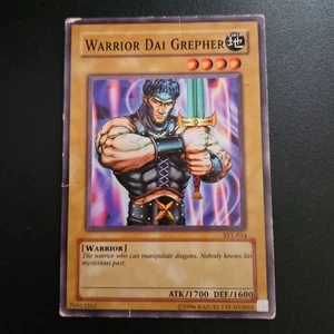 Yu-Gi-Oh! Warrior Dai Grepher Common SYE-014 Moderately Played Unlimited - Picture 1 of 6