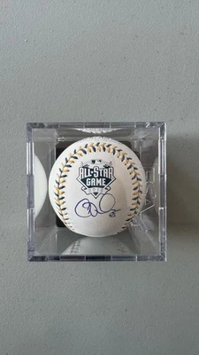 COLE HAMELS 2016 All Star Game Autograph Signed Baseball Ball ROMLB PSA Auth # - Image 1 of 2