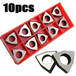 10Pcs MW0804 Carbide Shim-Trigon For WNMG0804 Insert Turning Tool Holder Boring - Picture 1 of 8