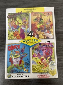 NES Nintendo QUATTRO ADVENTURE 4-in 1: Dizzy, Linus, Robin Hood + NEW & Sealed!