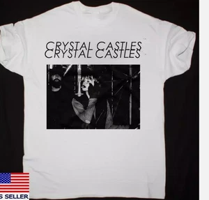 Crystal Castles Band White Cotton T Shirt Full Size S-5XL - Picture 1 of 5